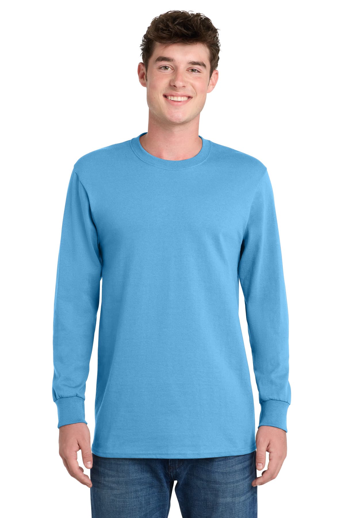 Port & Co Long Sleeve Essential Tee. PC61LS