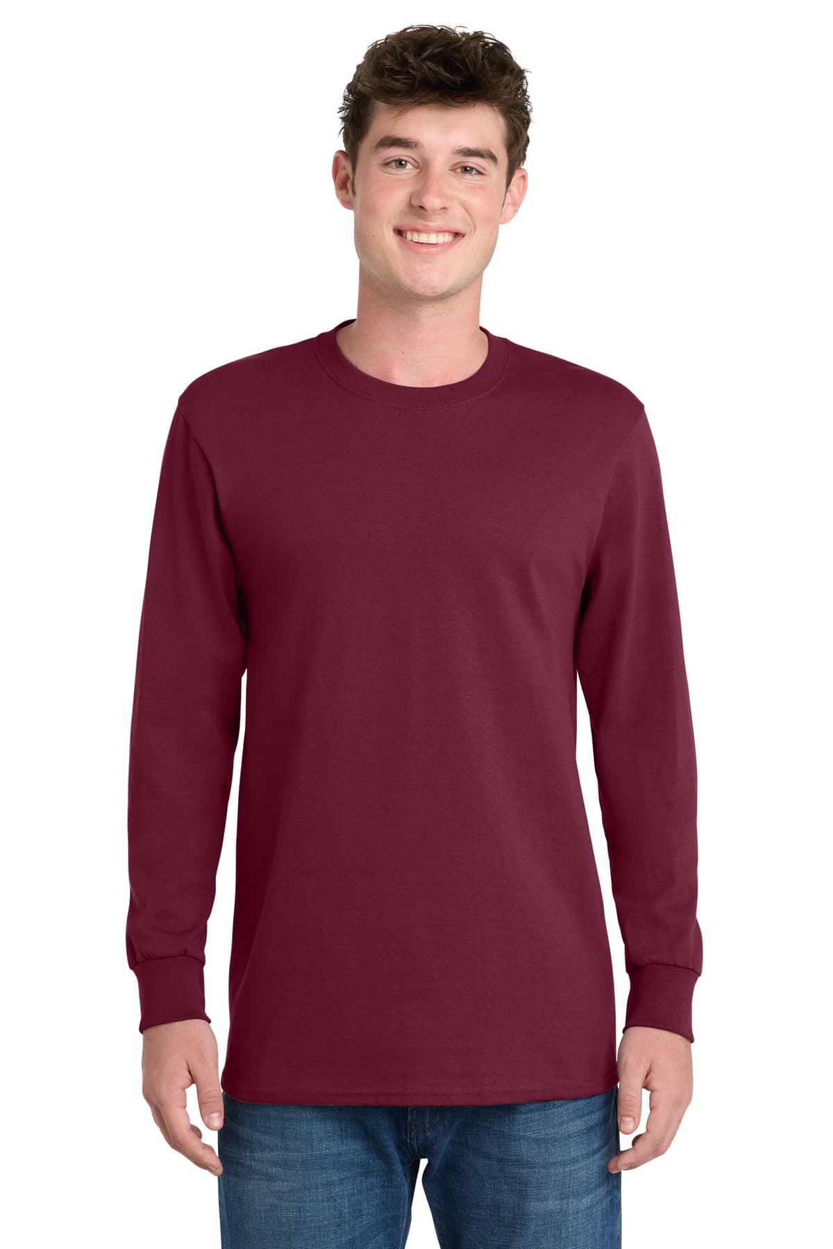 Port & Co Long Sleeve Essential Tee. PC61LS