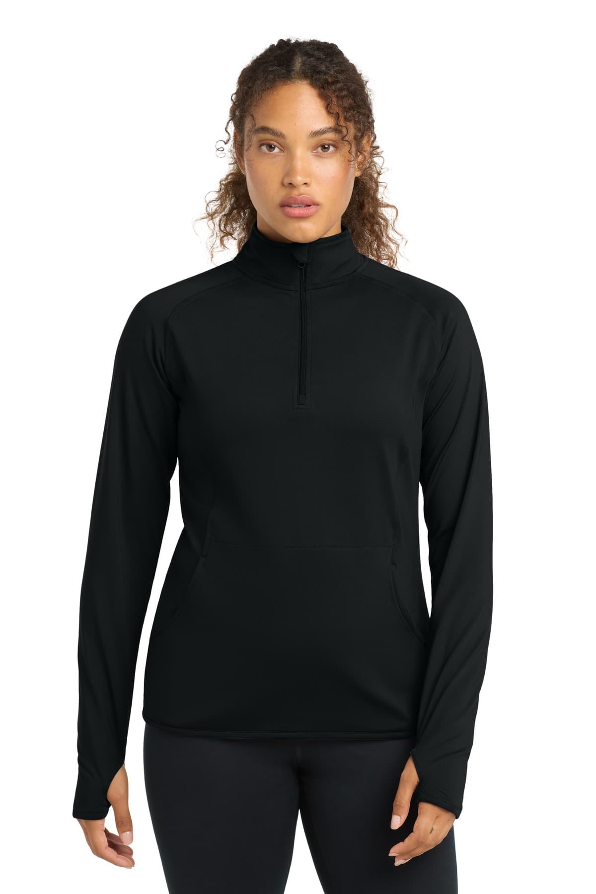 Sport-Tek ® Women's Sport-Wick ® Stretch 1/4-Zip Pullover.