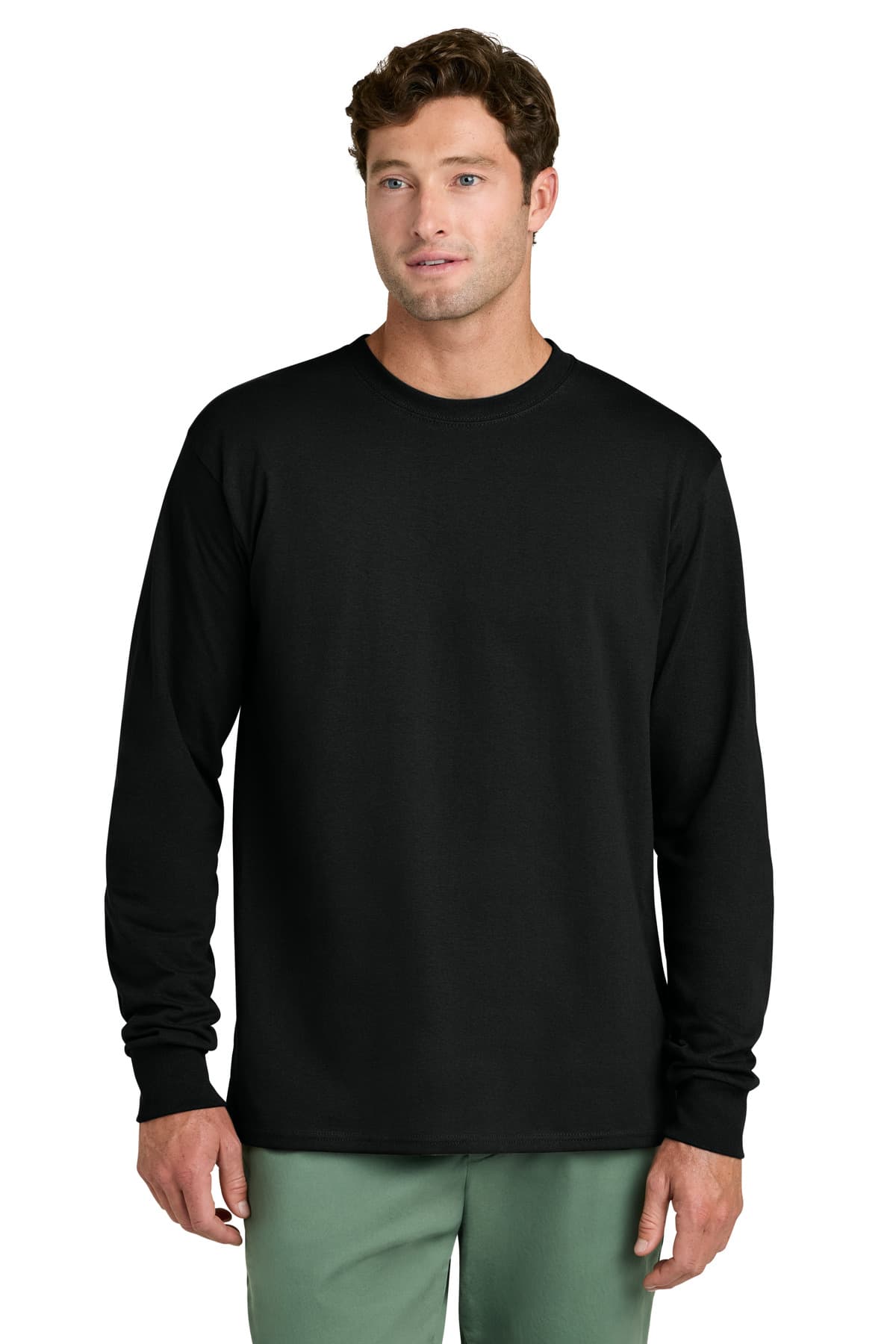Port & Co Long Sleeve Core Cotton Tee. PC54LS