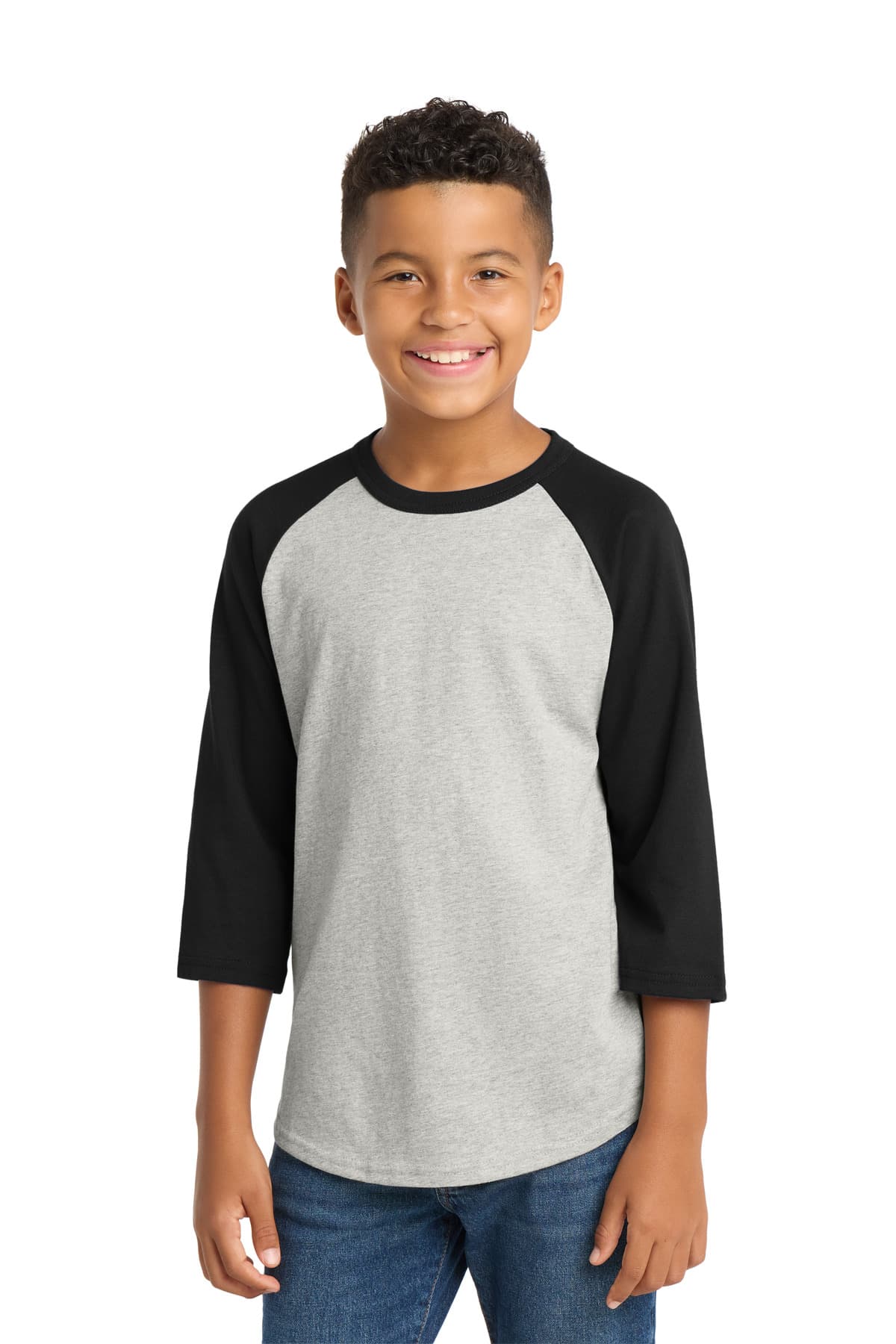 Sport-Tek ® Youth Colorblock Raglan Jersey.