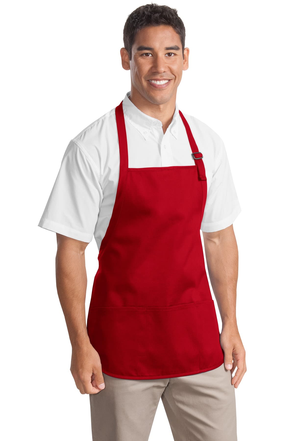 Port Authority Medium-Length Apron with Pouch Pockets. A510