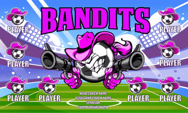 Vinyl Team Banners 3 x 5'